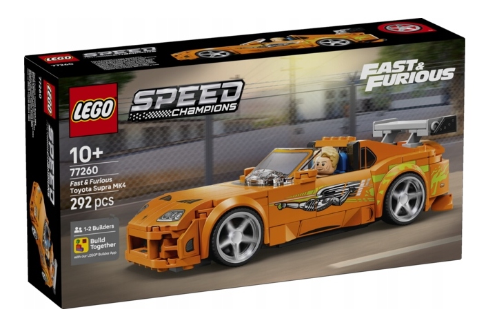 Lego 77260 Speed Champions Rychlé A Zběsilé Toyota Supra MK4