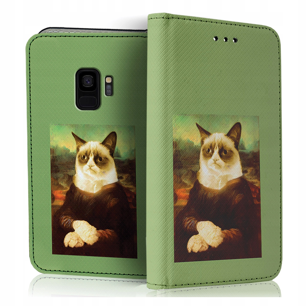 Etui Z Klapką Na Telefon Samsung Galaxy S9 Case Pokrowiec Szybka Szkiełko