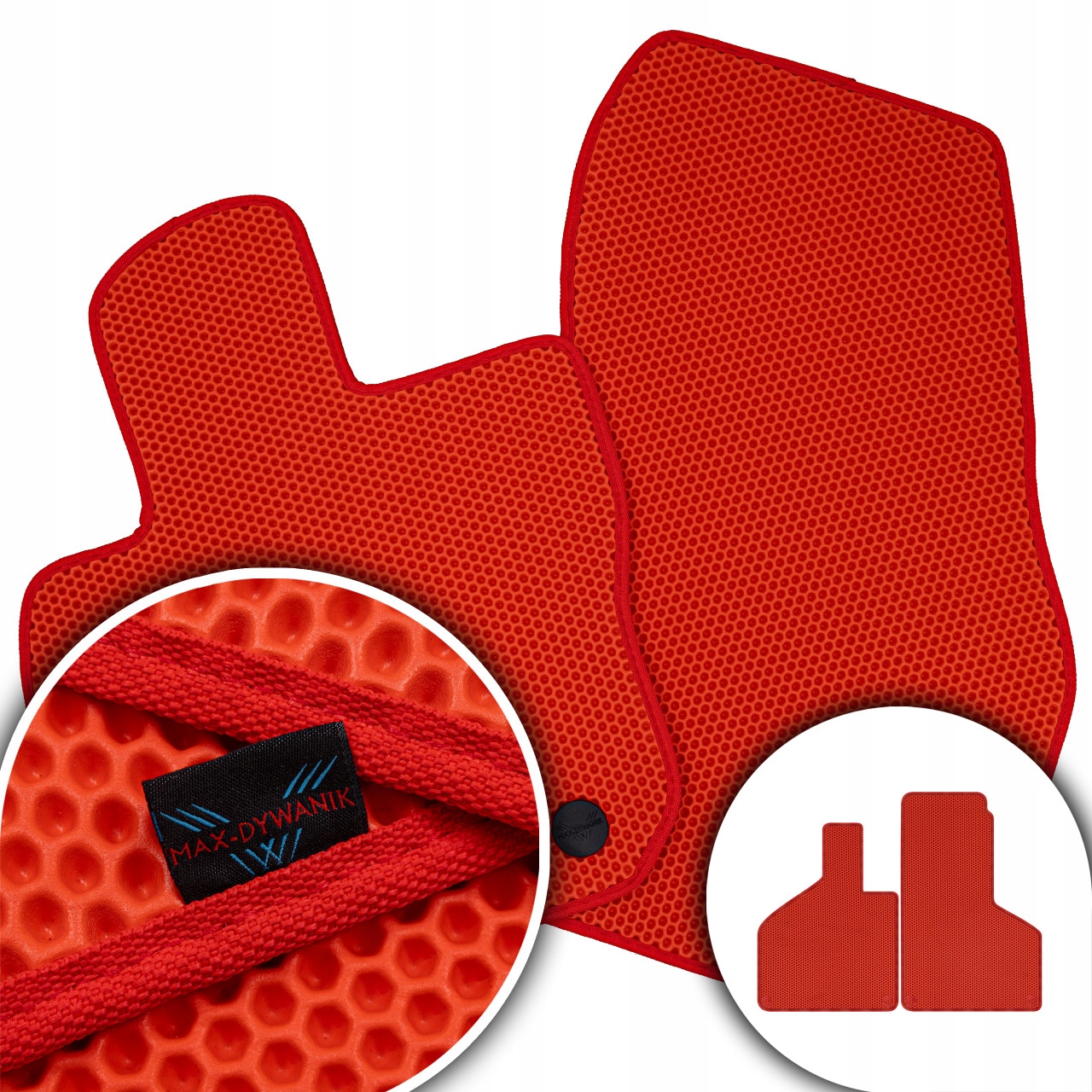 Lamborghini Huracan Coupe 2013-2024 Koberce Eva Eternity Červené Honey