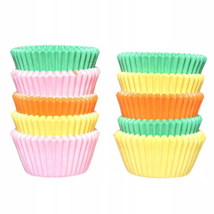 

Papilotki na muffinki mix 32x22 mm 200 szt.