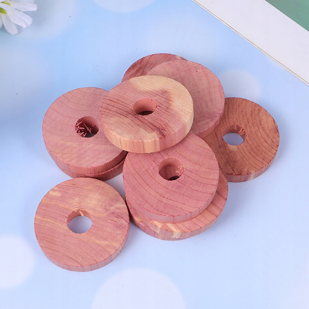 20 SZT. KÓŁEK CEDAROWYCH Z OTWORAMI DOM Z DREWNA CEDAROWEGO Marka bez marki