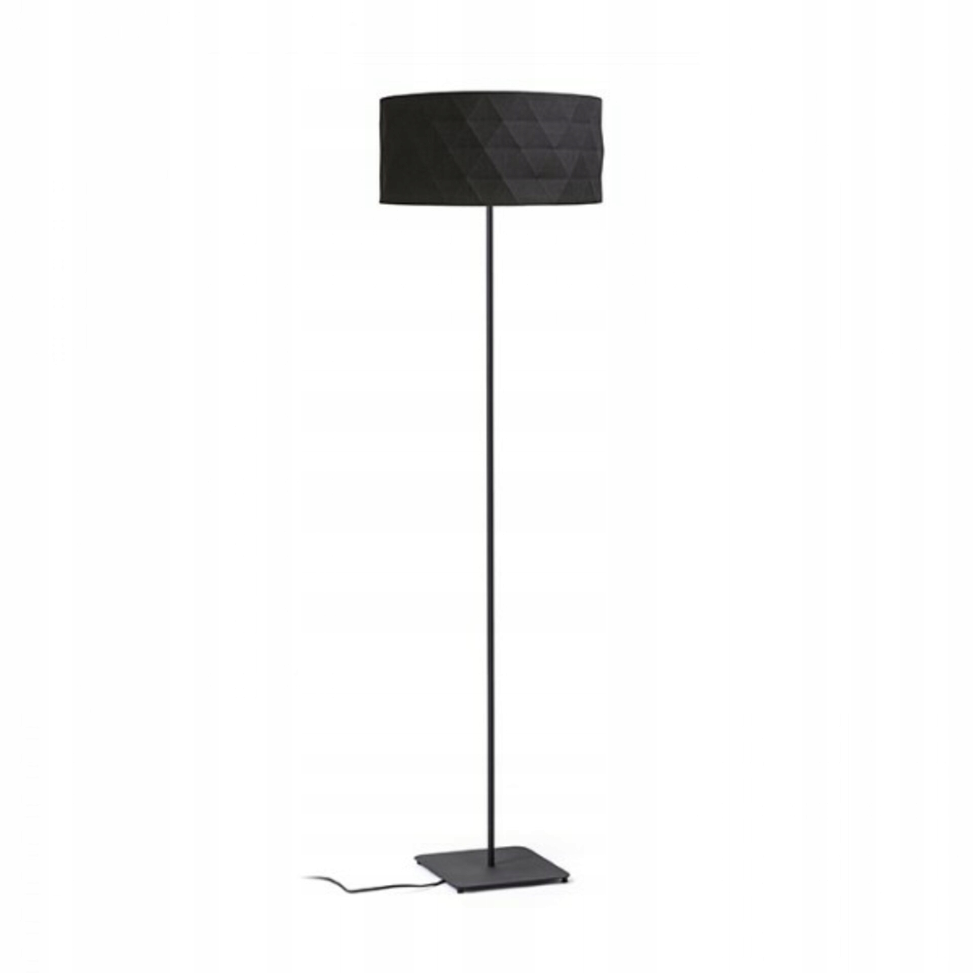 Rendl Cortina/jakaranda stojanová lampa čierna textil/kov E27 148cm