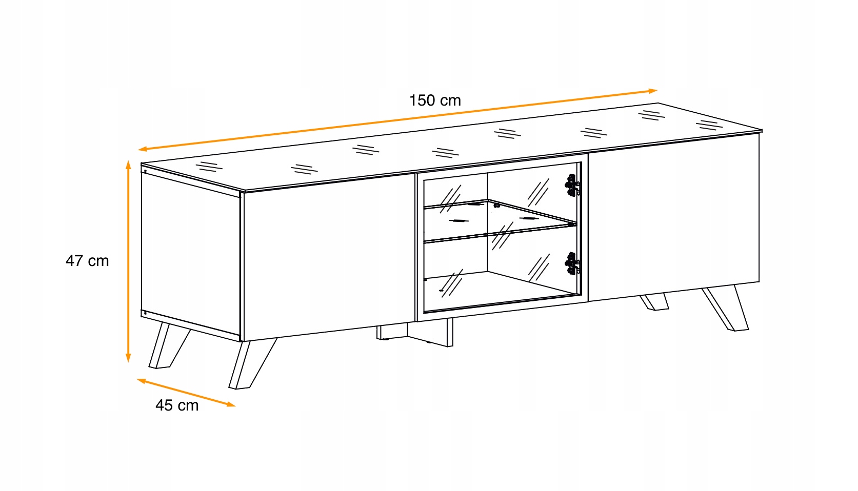 RTV-ka FINN + LED - RAMKI ALUMIN Kod producenta WT THR