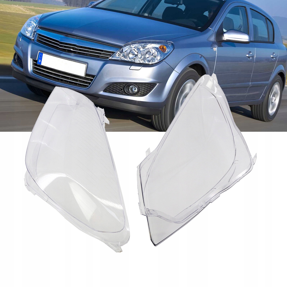 SZKŁA LAMPY KLOSZE LAMPA OPEL ASTRA H 2007–2010 KOMPLET R+L 1EG270370321