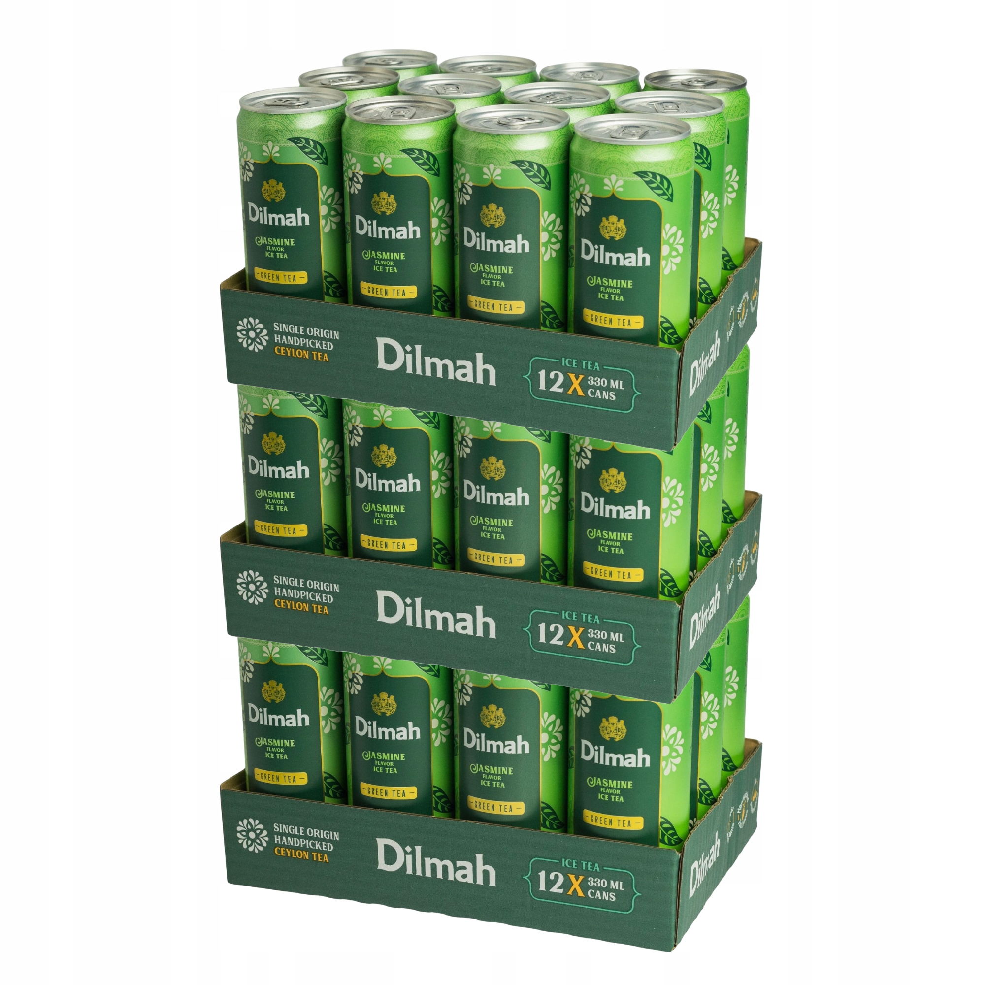 Mrożona Herbata w Puszce Dilmah Ice Tea Green Jasmine Flavor 330ml X 36szt