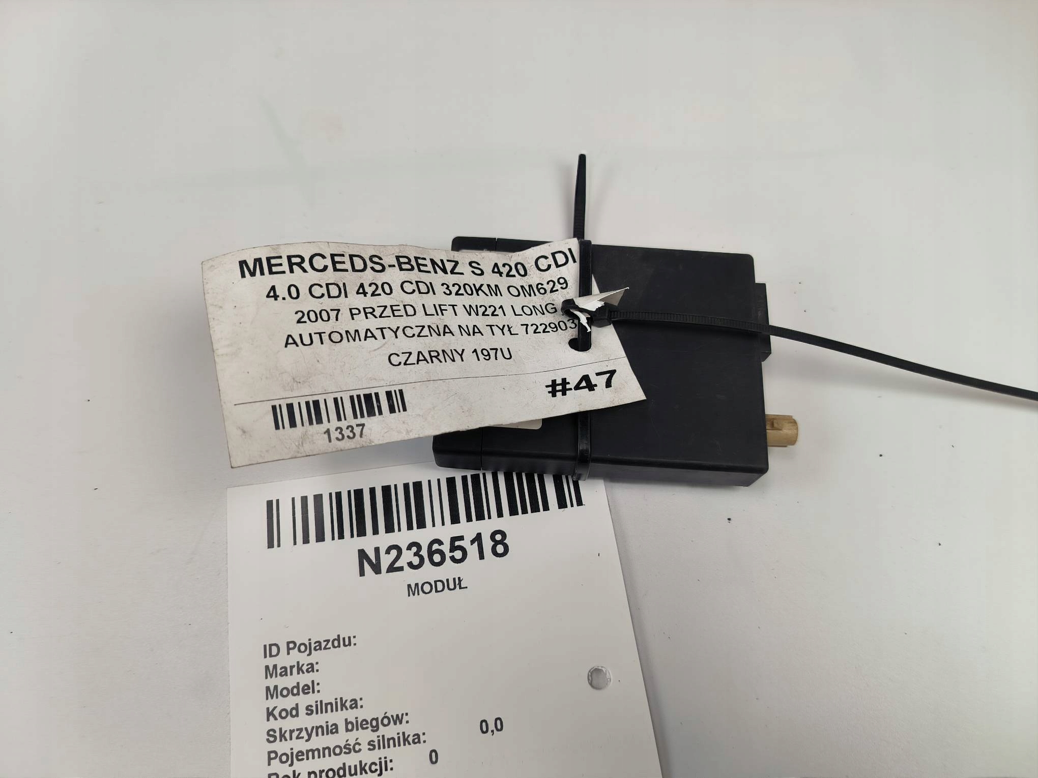 modulo WEBASTO A2218202297 mercedes-BENZ S 420