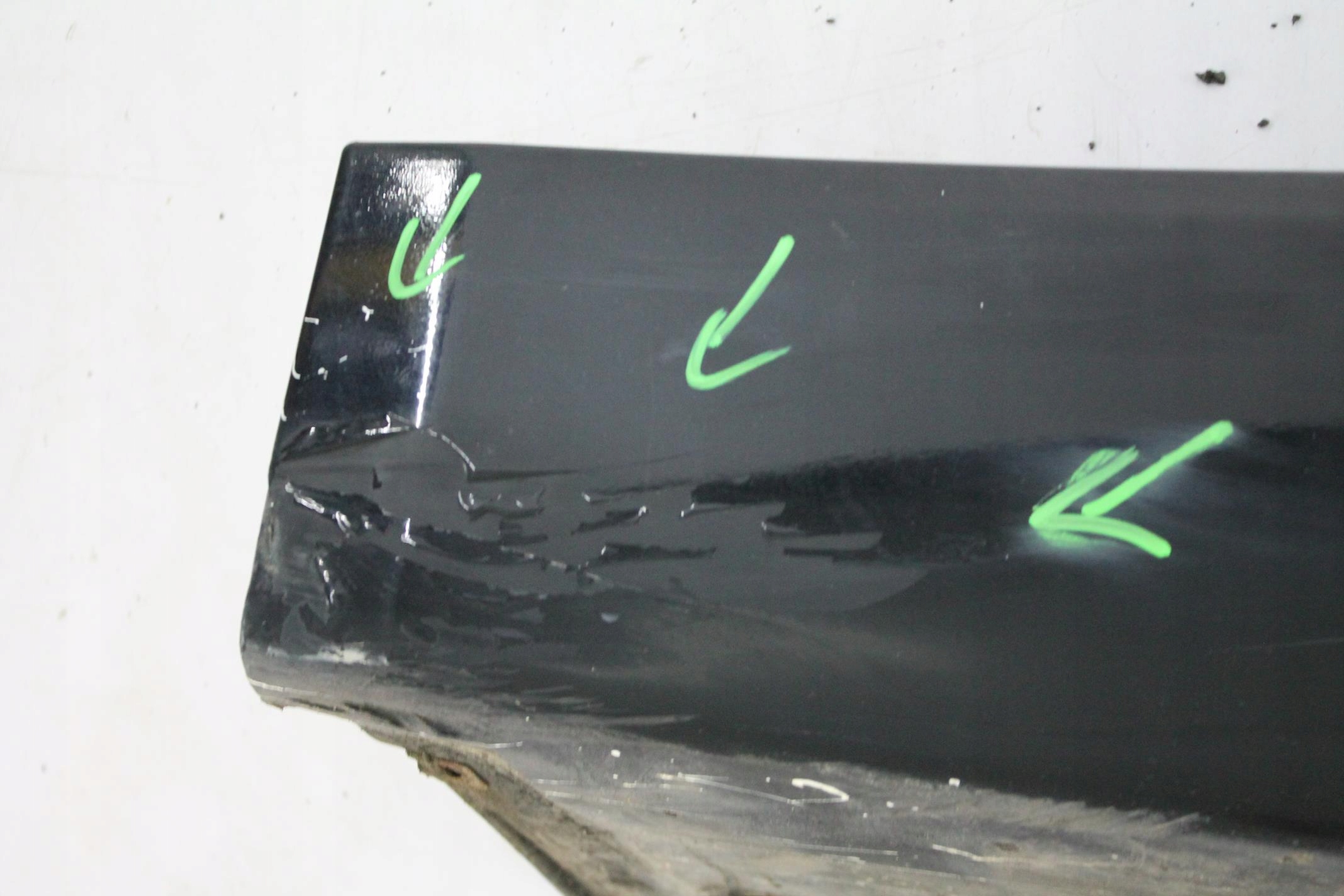 moulding cap threshold left BMW E60 SCHWARZ 2