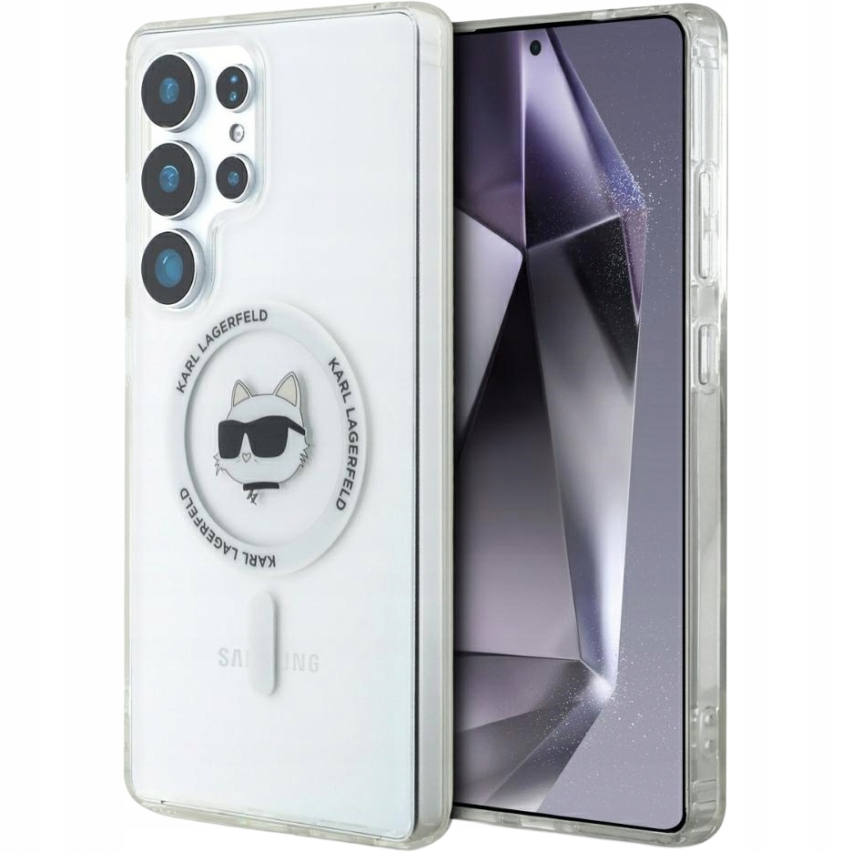 Pouzdro pro Galaxy S25 Ultra, Karl Lagerfeld, zadní kryt, ochranné pouzdro, MagSafe