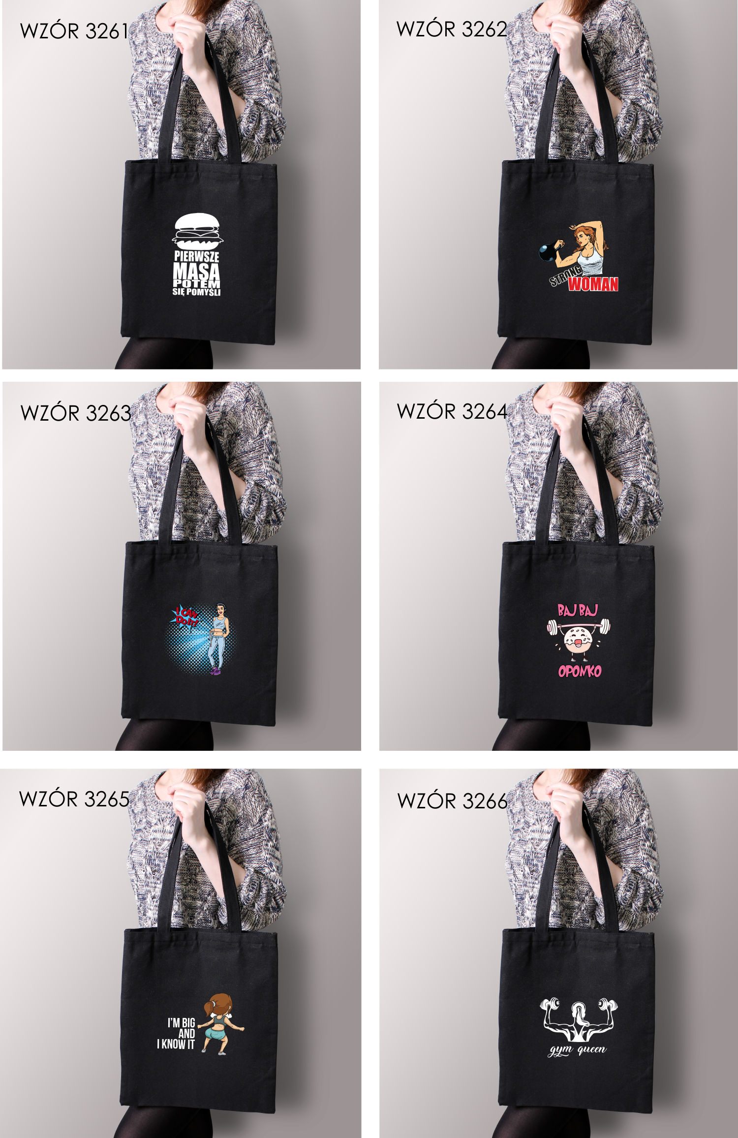 Eko Torba z nadrukiem PREZENT BAJ BAJ OPONKO Marka inna