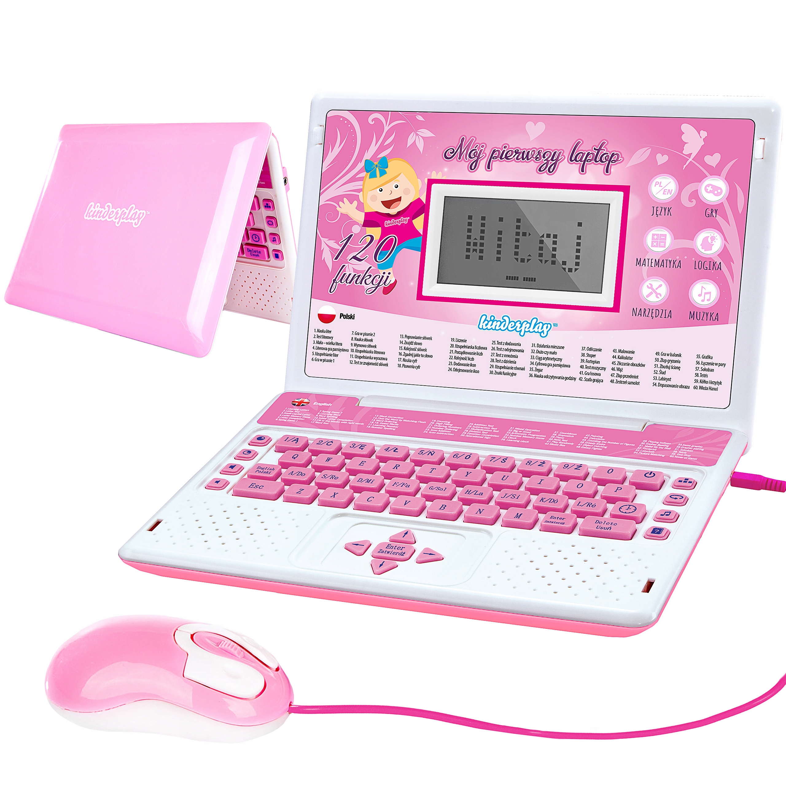 

Kinderplay Laptop Dla Dzieci Edukacyjny 120 Opcji