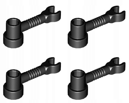 

Lego 4735 Ramię Robota czarne Nowe (1g) 4 szt.