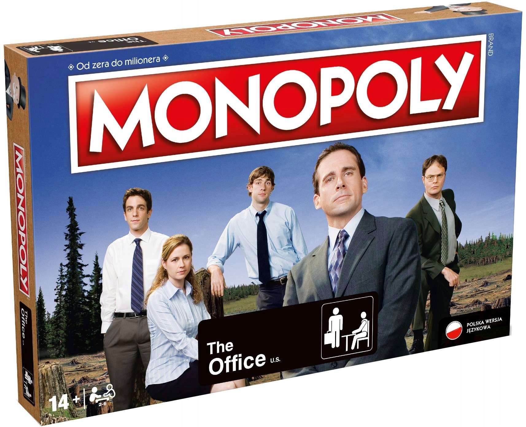 Gra planszowa Monopoly The Office rodzinna kolekcjonerska polska wersja Pl