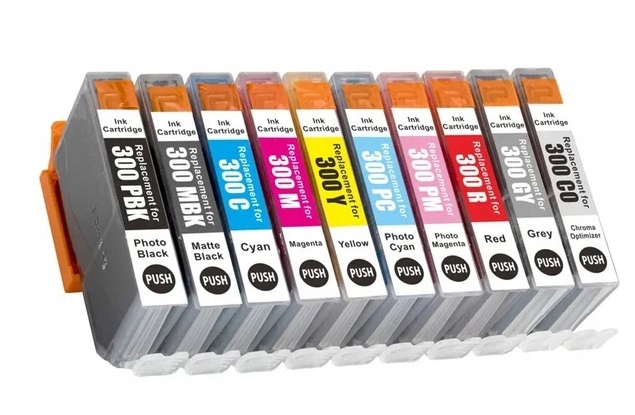 10X tusz do Canon PFI300 do Canon imagePROGRAF PRO-300 zamienniki PFI-300