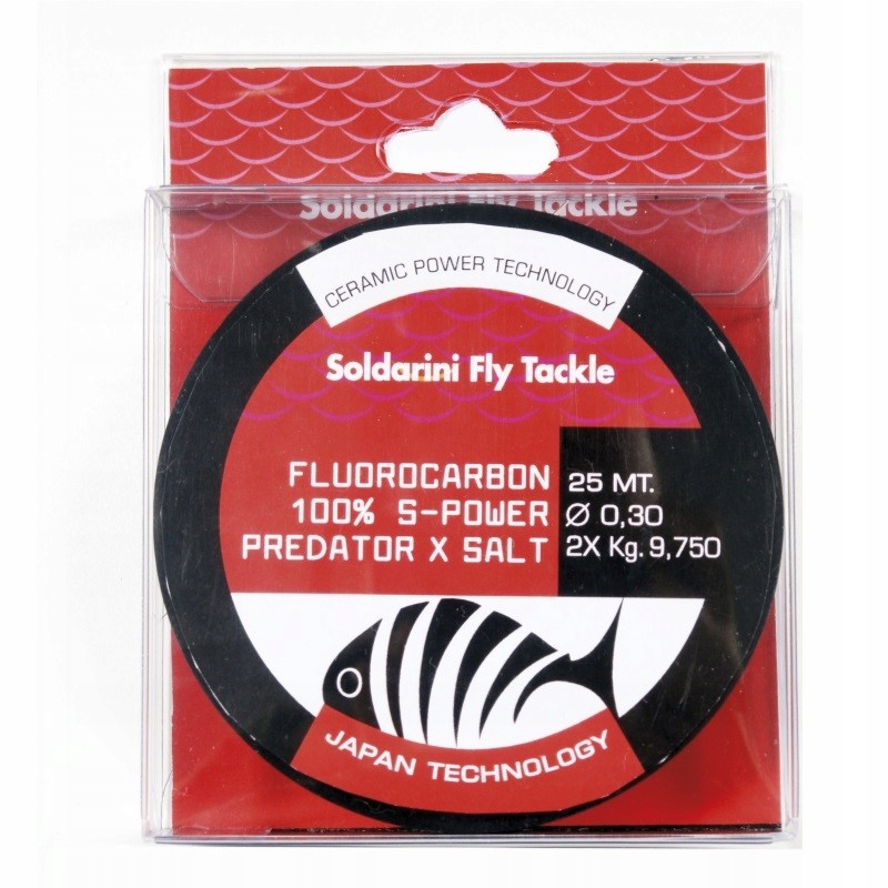 Soldarini Fluorocarbon S-Power PredatorX Salt 0,60mm 23,5kg 20m