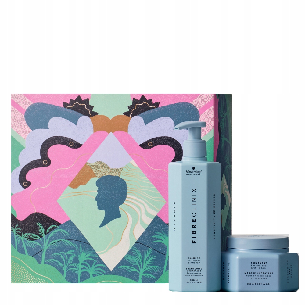 Schwarzkopf Fibre Clinix Hydrate zestaw intensywnie nawilżający włosy grube