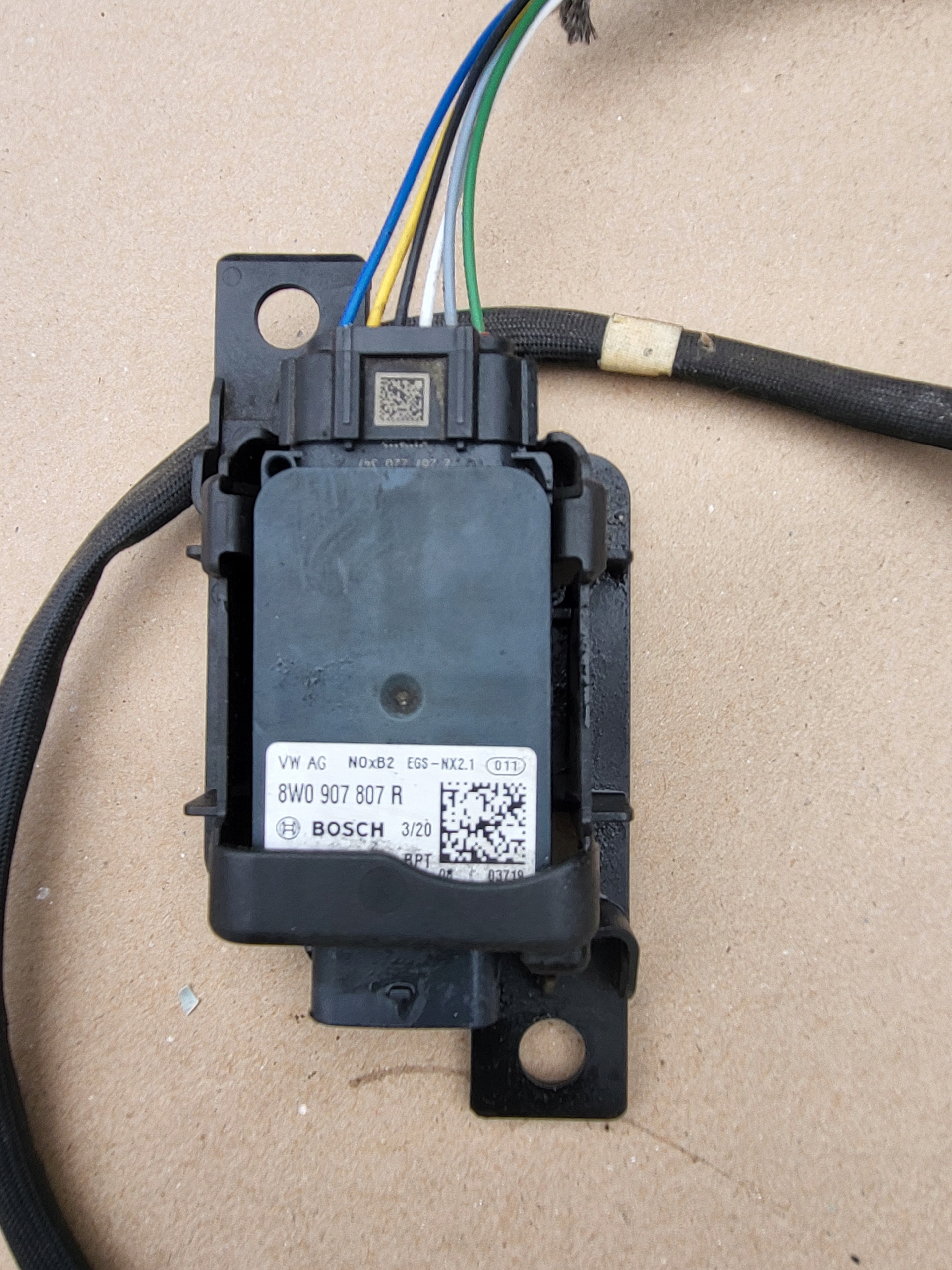 SONDA LAMBDA module NOX sensor AUDI A4 B9 8W A5 F5 2.0 TDI 8W0907807R OE