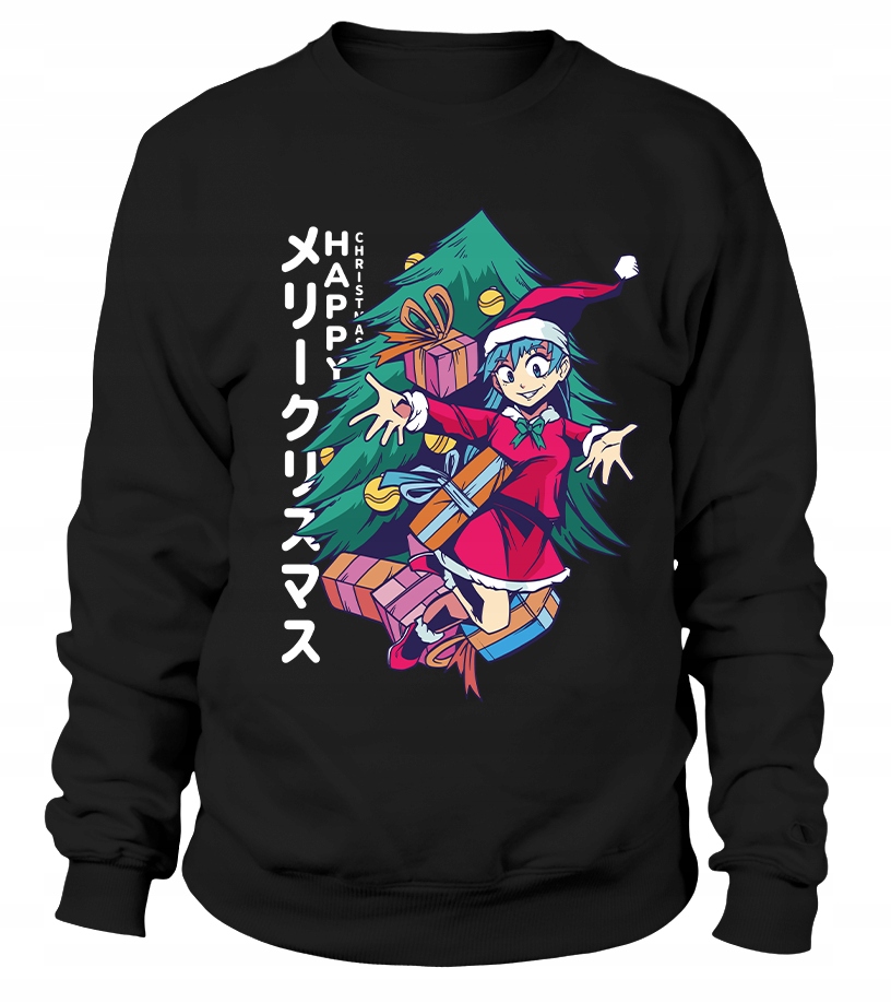 Pánská Mikina Anime Vánoce S Černá Pro něj Chlapa Manžela Chlapa