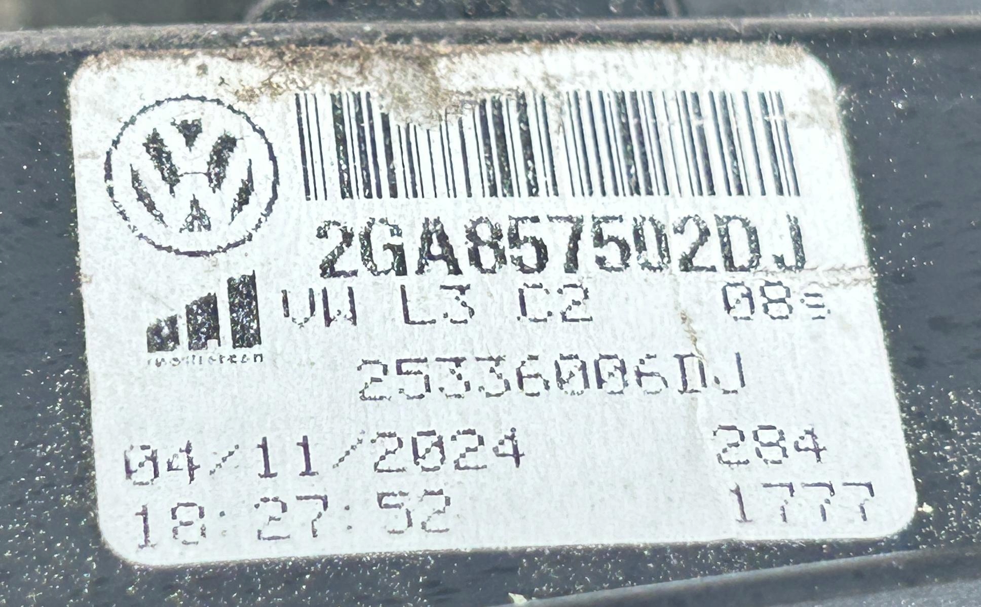 mirror right exterior VW T-ROC 13 PIN 2GA857502DJ