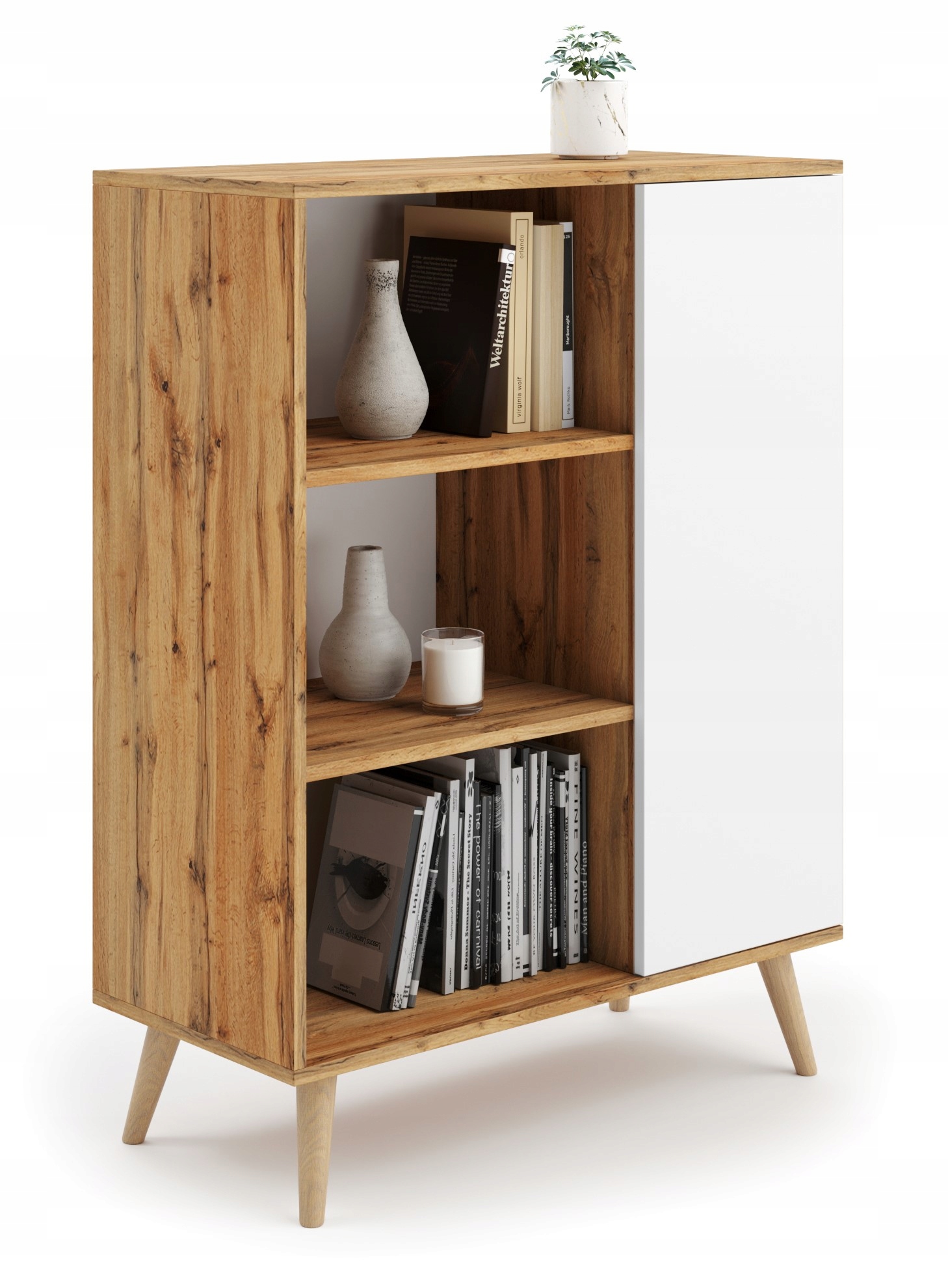 Szafka FONDI, komoda, regał styl skandynawski