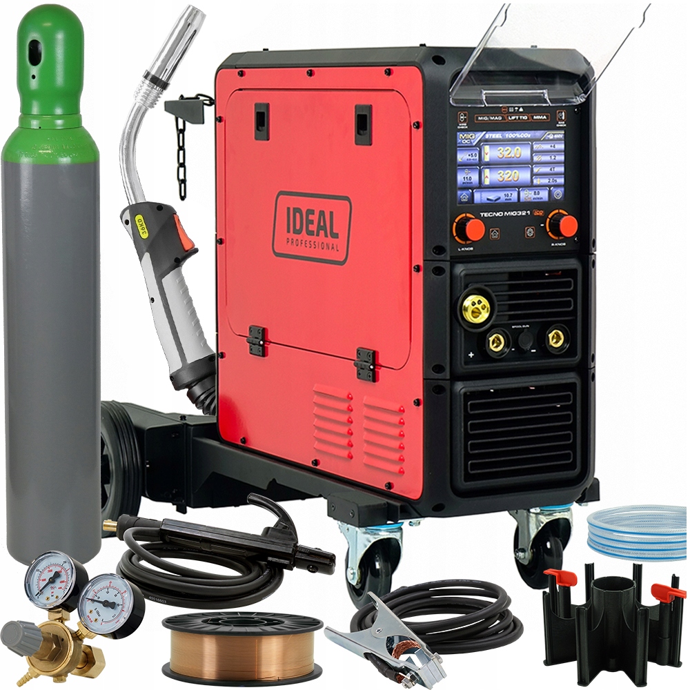 Spawarka inwertorowa Migomat Synergia Ideal Tecno Mig 321 Mag Mma 400V 4X4