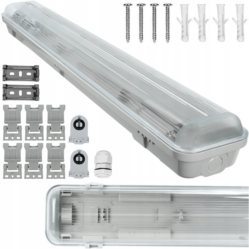 LAMPA WISZĄCA LED WODOODPORNA DO GARAŻU 120CM