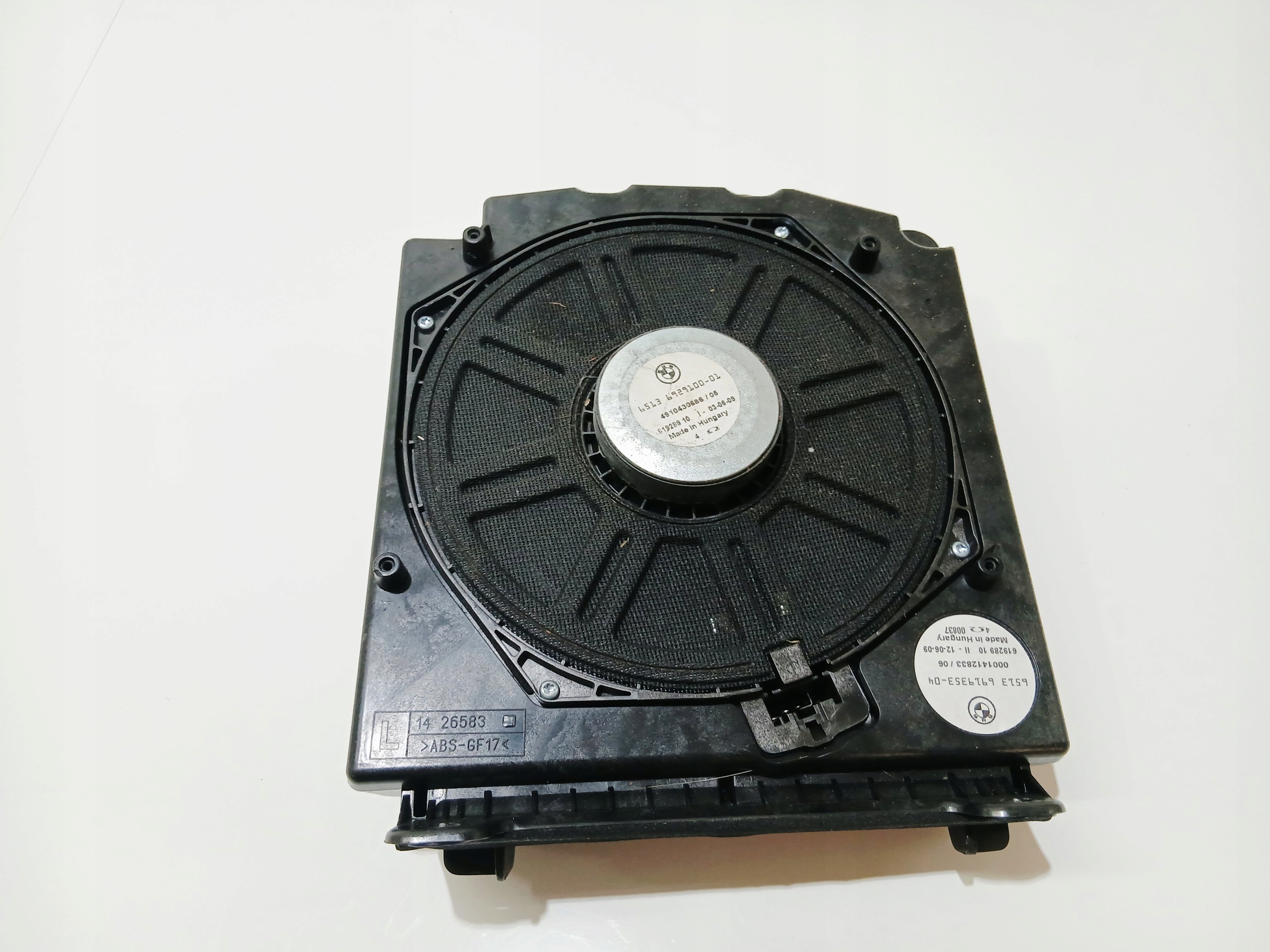 speaker SUBWOOFER left BMW 5 E60 E61 6919353 6929100 (0000752)