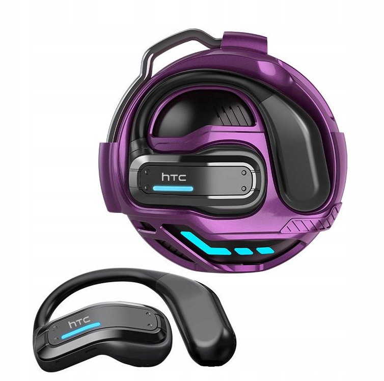 Słuchawki Bluetooth Htc NE02 z otwartym uchem Fioletowe
