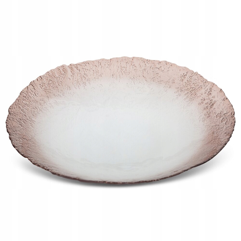 Dekorativní mísa Seville 40x8 Eurofirany krémová hnědá skleněná