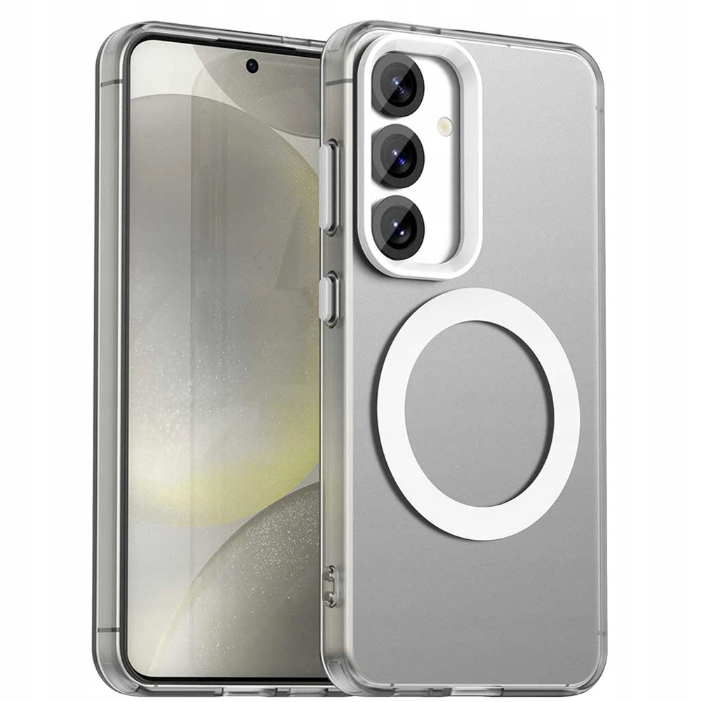 Techsuit CandyCase MagSafe etui ochronne na Samsung Galaxy S24 Fe białe