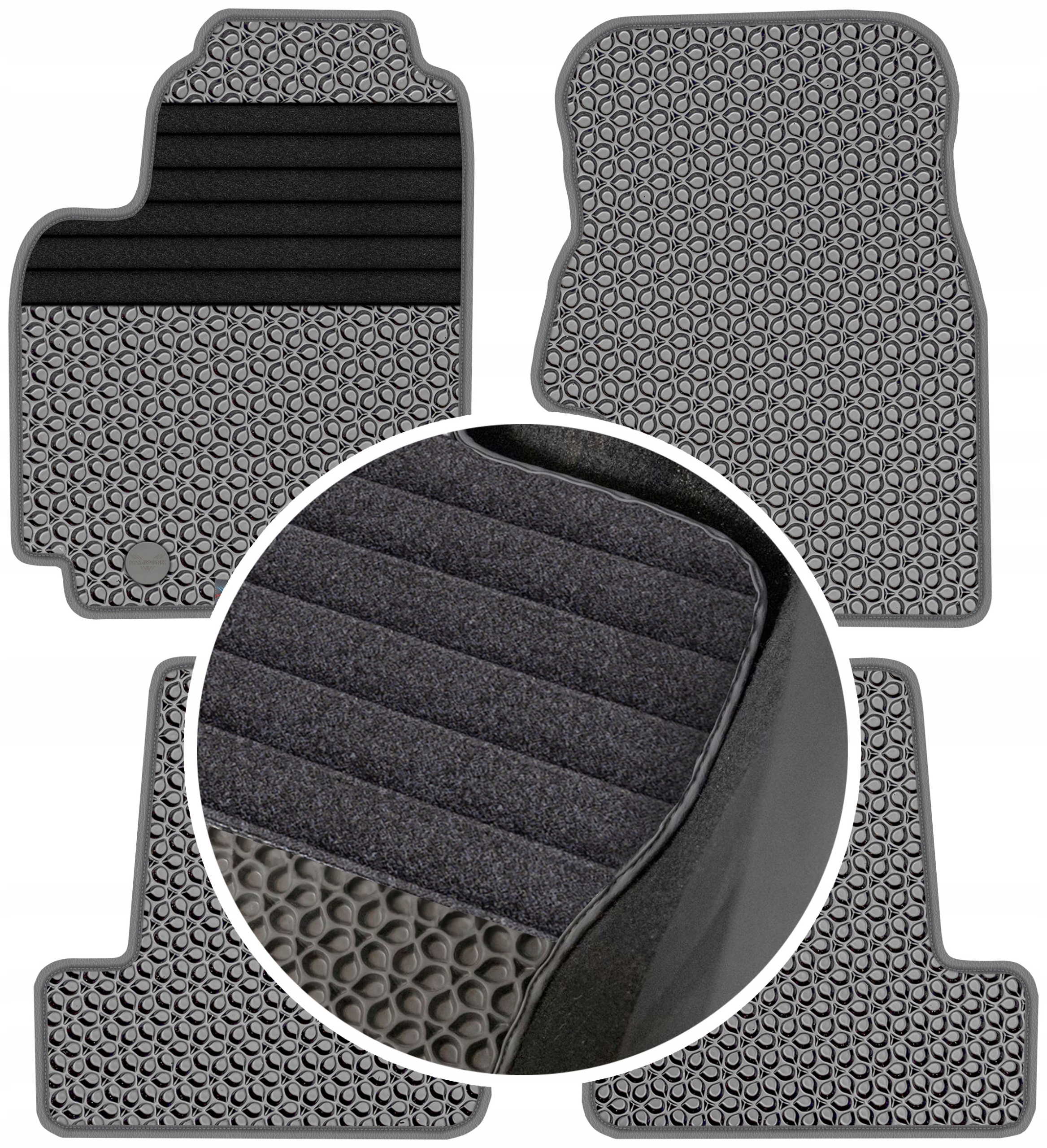 Toyota RAV4 II 3D 2000-2003 Gumové rohože do auta Eva Eternity