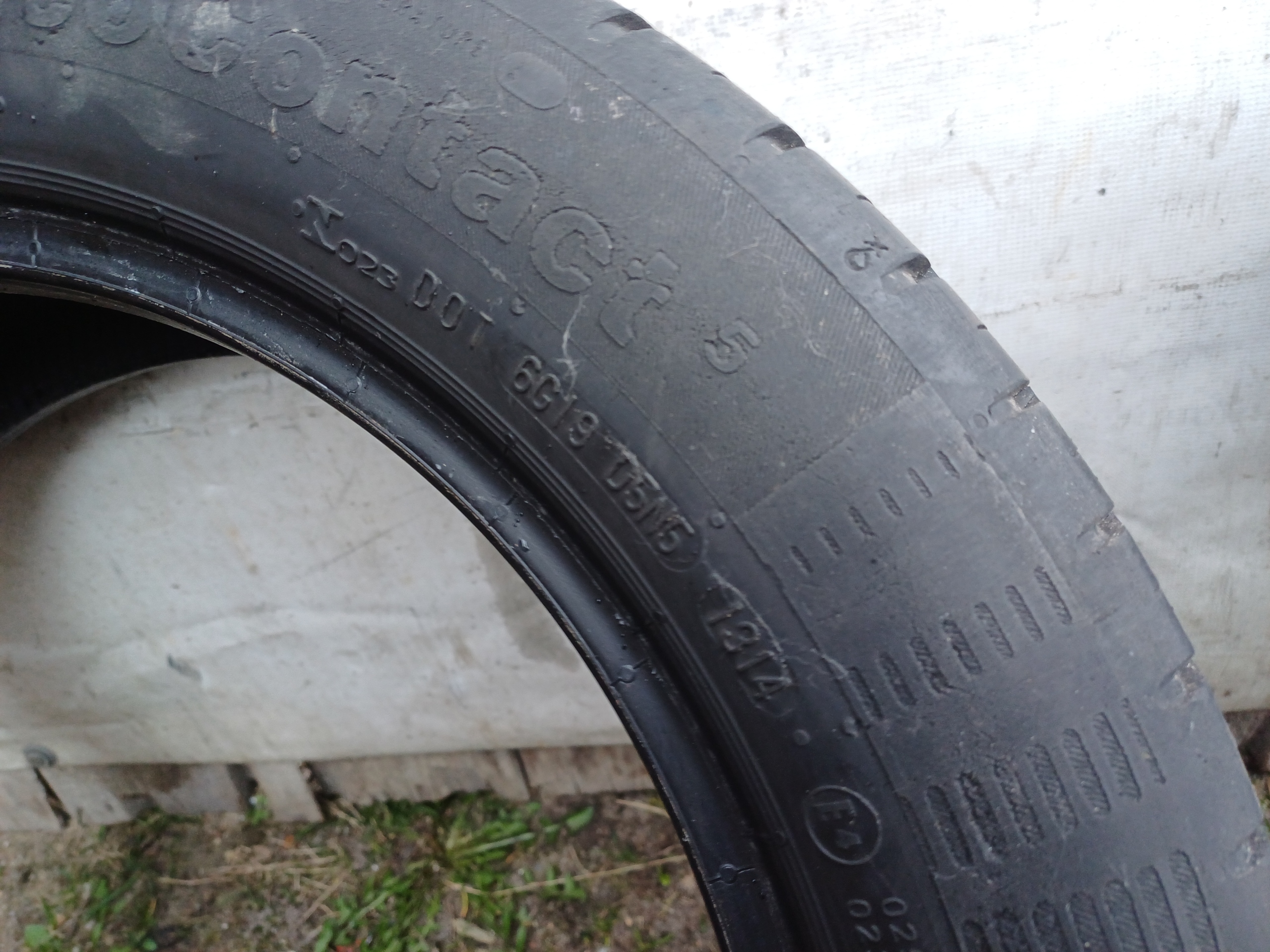 CONTINENTAL tyres summer 2 SZT 195/55r16 5mm 2014r para