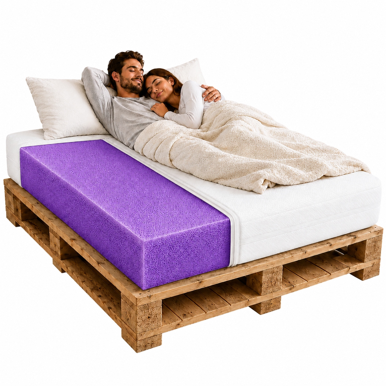 Matrace 120x200 pěnová silná na palety 31 cm H4 tvrdá antialergická