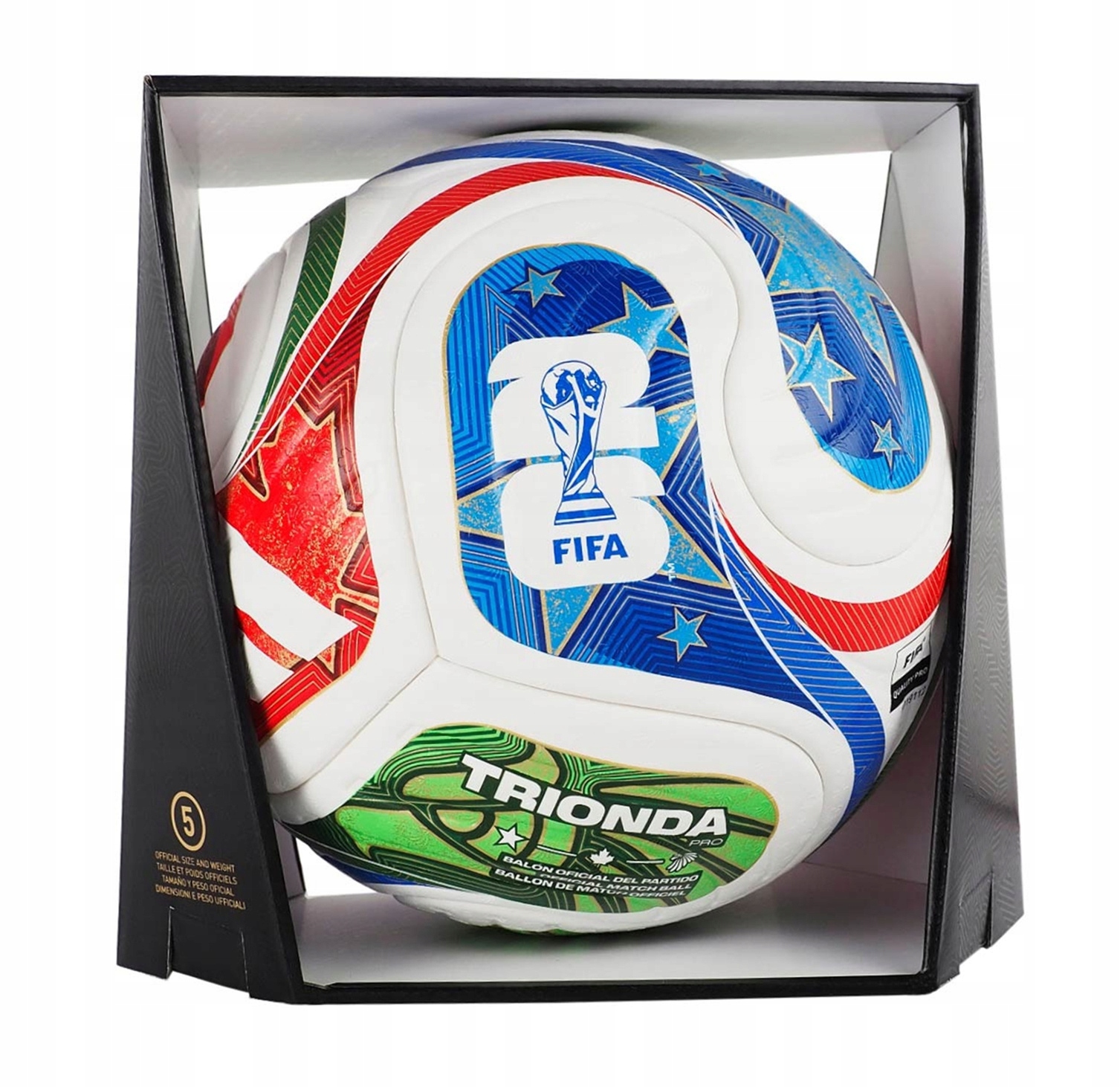 Fotbalový Zápasový Míč Adidas JD8021 Fifa World Cup 26 Trionda Pro