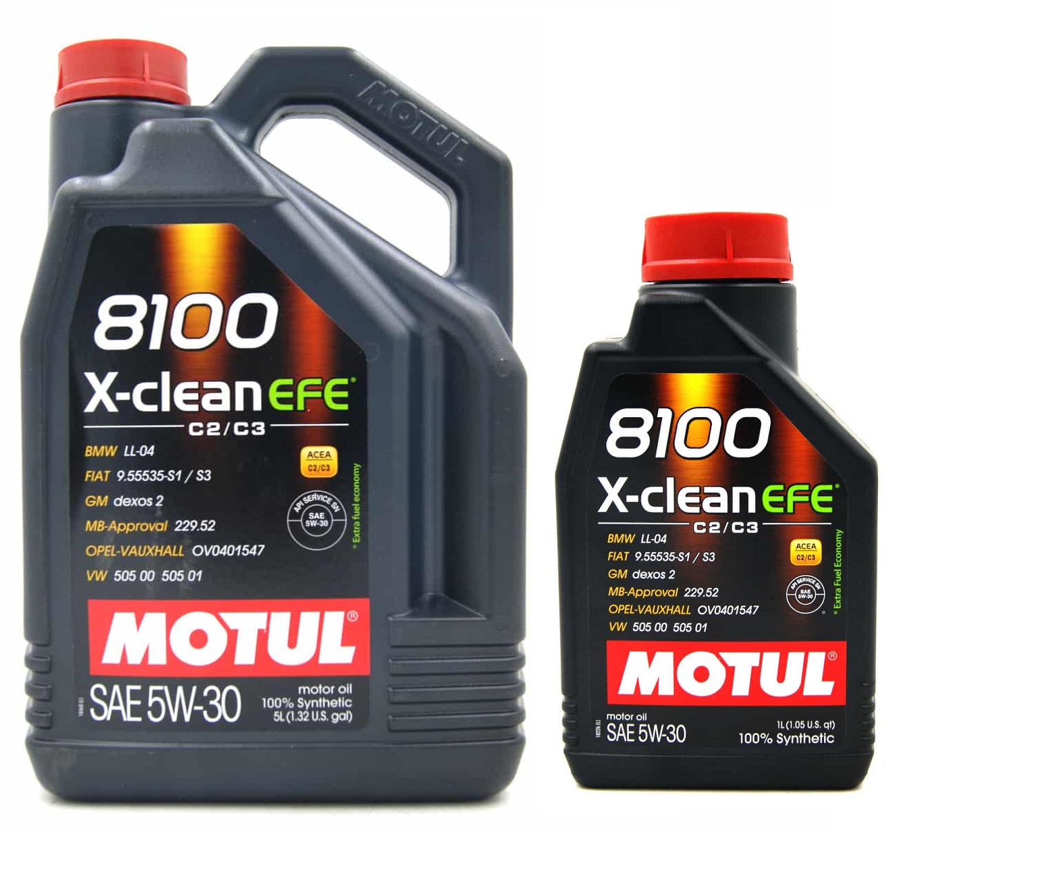 Motul Motorový Olej 5W-30 8100 X-clean Efe 6 Litrov 5+1
