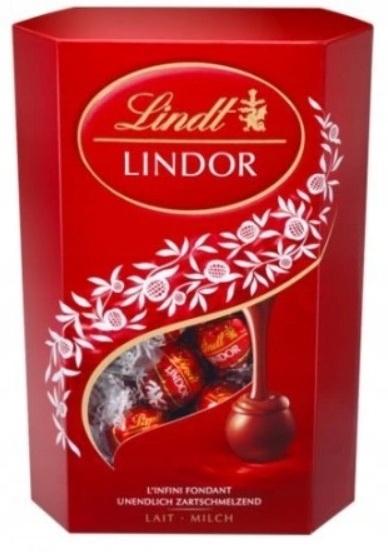 Levně 1x 337 g Lindt Lindor pralinky čokoláda mléčná