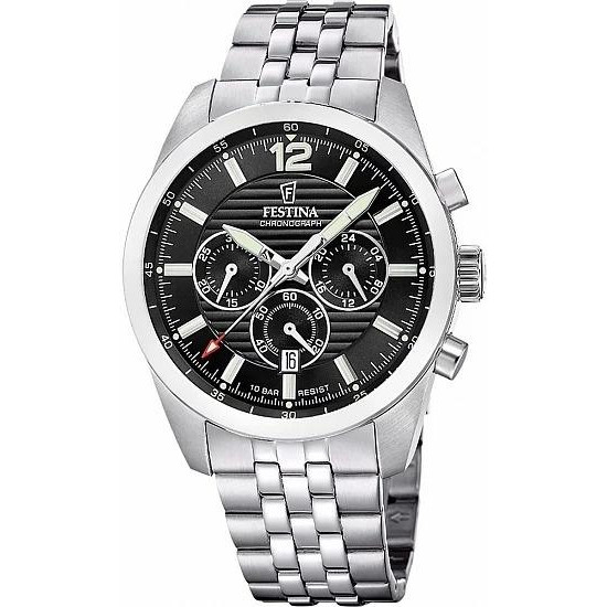 Pánské Hodinky Festina F20742-3 stříbrné