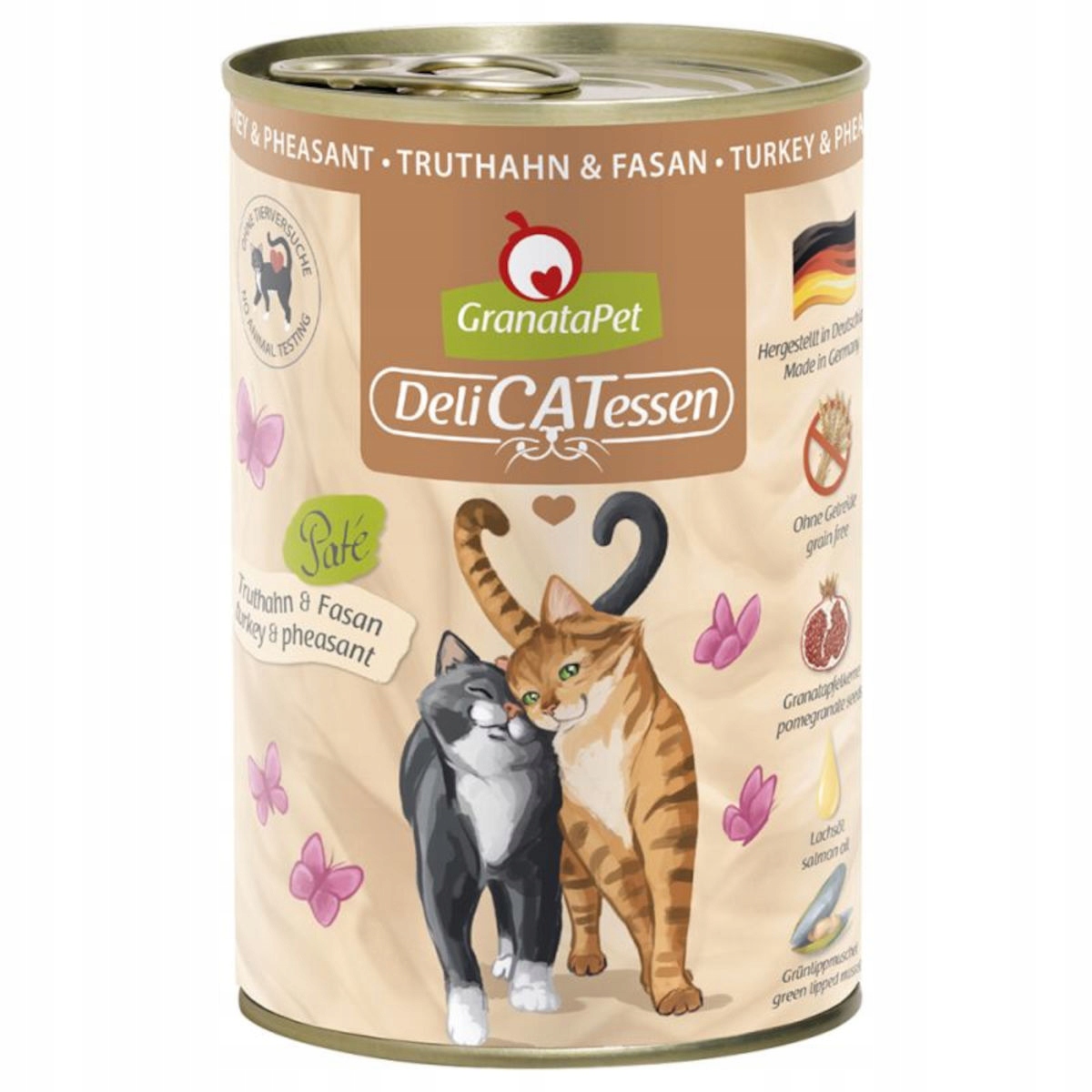 Granatapet DeliCatessen Krůta a bažant mokré krmivo pro kočky 400 g
