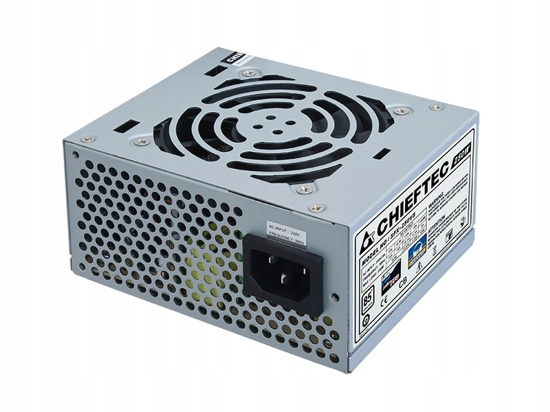 Chieftec zdroj SFX-250VS 250W Sfx formát 80mm fan akt. Pfc 85+