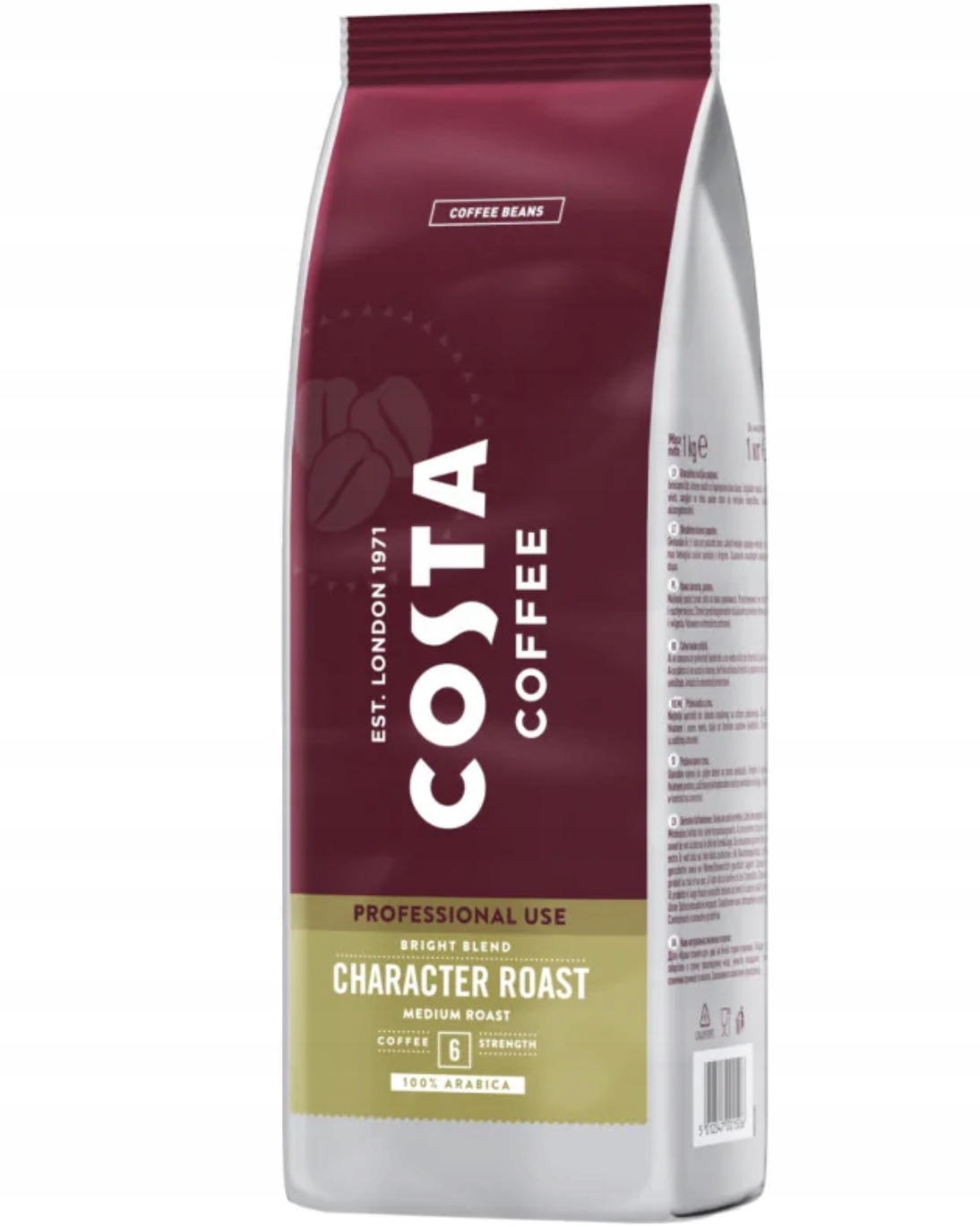 Kawa Ziarnista Do Ekspresu Arabika 100% Bright Blend 1kg Costa Coffee