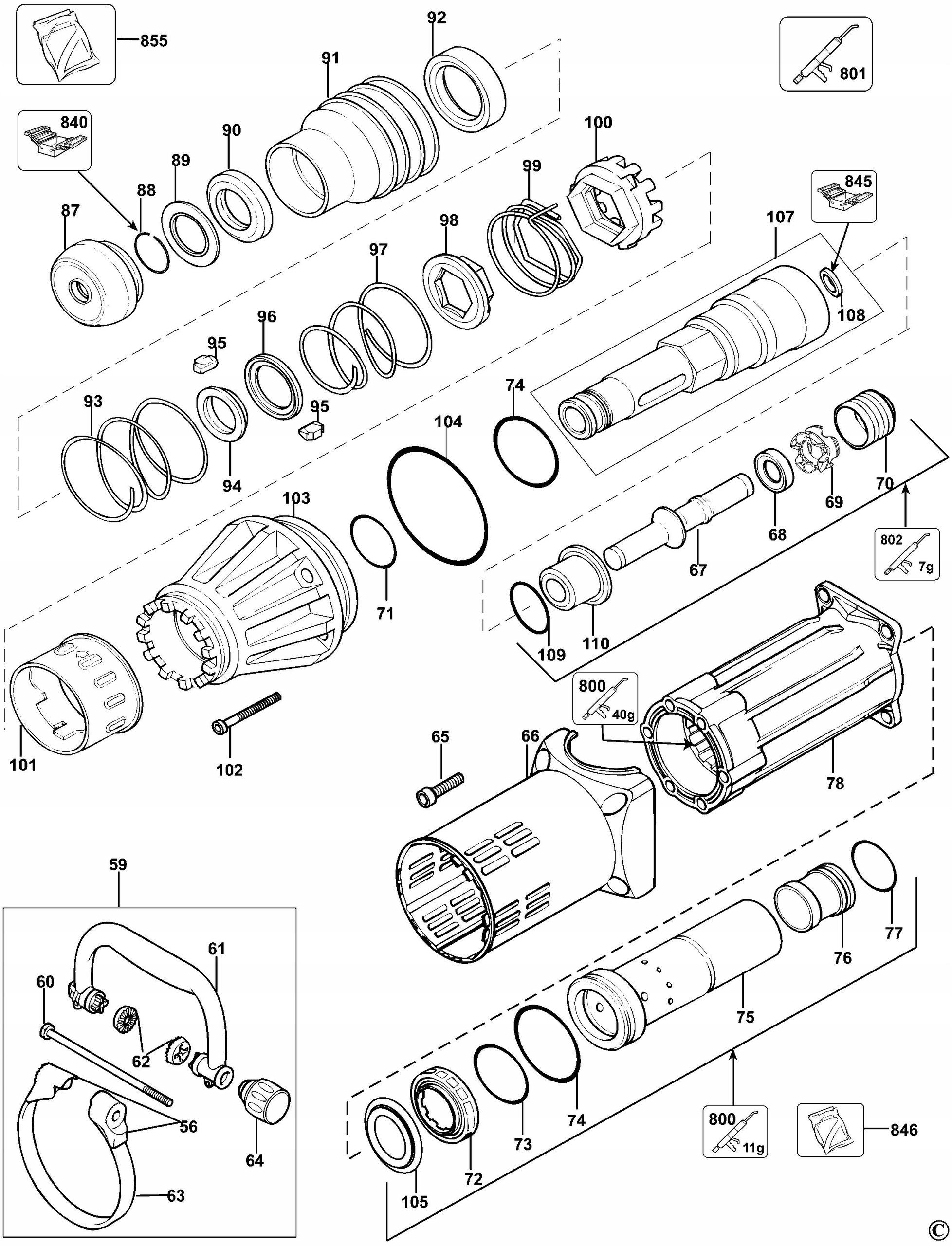DEWALT 323711-41 ORING DO DWE399 Rodzaj pierścien