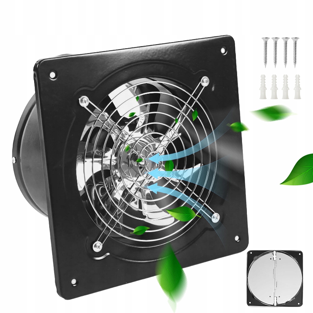 Wentylator Wyciągowy Łopatki Stalowe Stabilne Odporne Na Odkształcenia