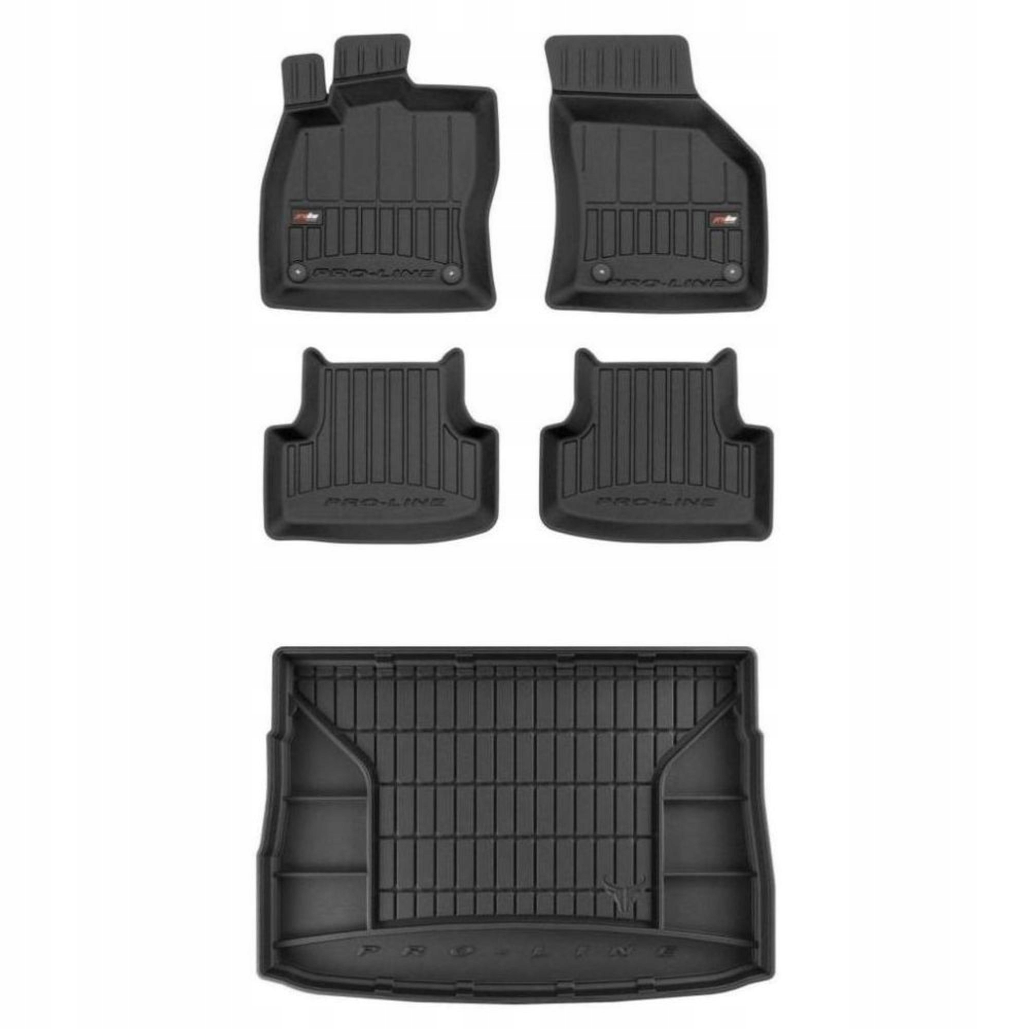 3D gumová sada koberců a rohožek Volkswagen Golf VII 2012-2020