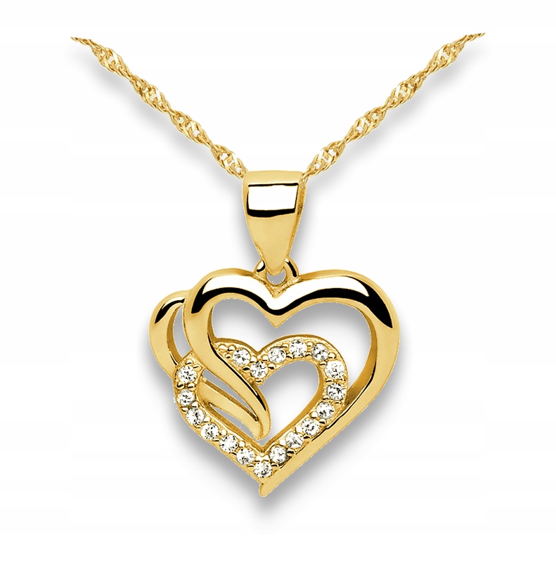 PREZENT Komunia ŁAŃCUSZEK Komunii SERCE SERDUSZKO Marka Inna marka