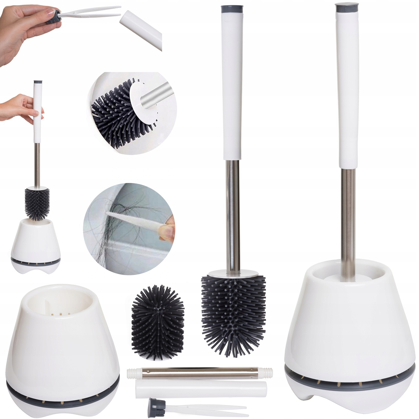 

Szczotka Toaletowa Wc Do Toalety Silikonowa 2w1