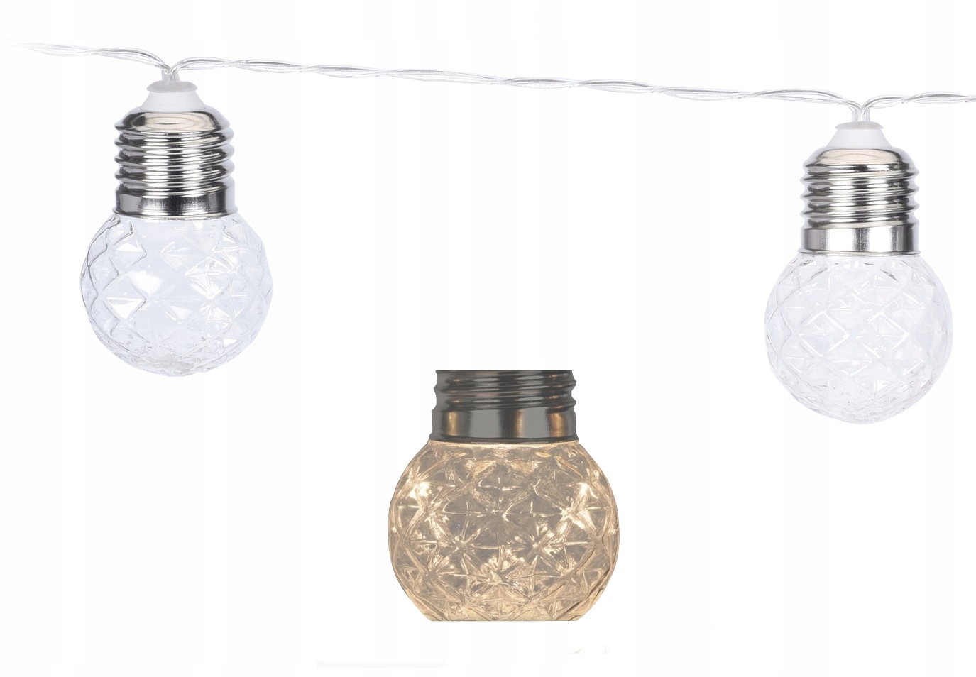 

Girlanda świetlna lampki kule jak żarówki 10LED