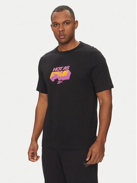 reebok Męskie T-Shirt REEBOK-100218834 139-18-00 Black Czarny