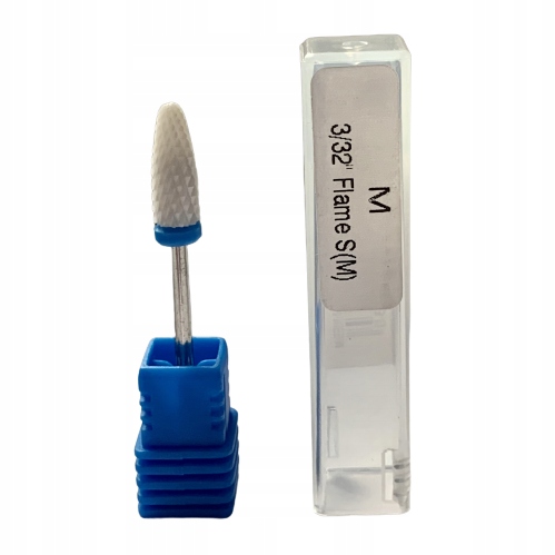 

Frez ceramiczny hybryda manicure łezka niebieski
