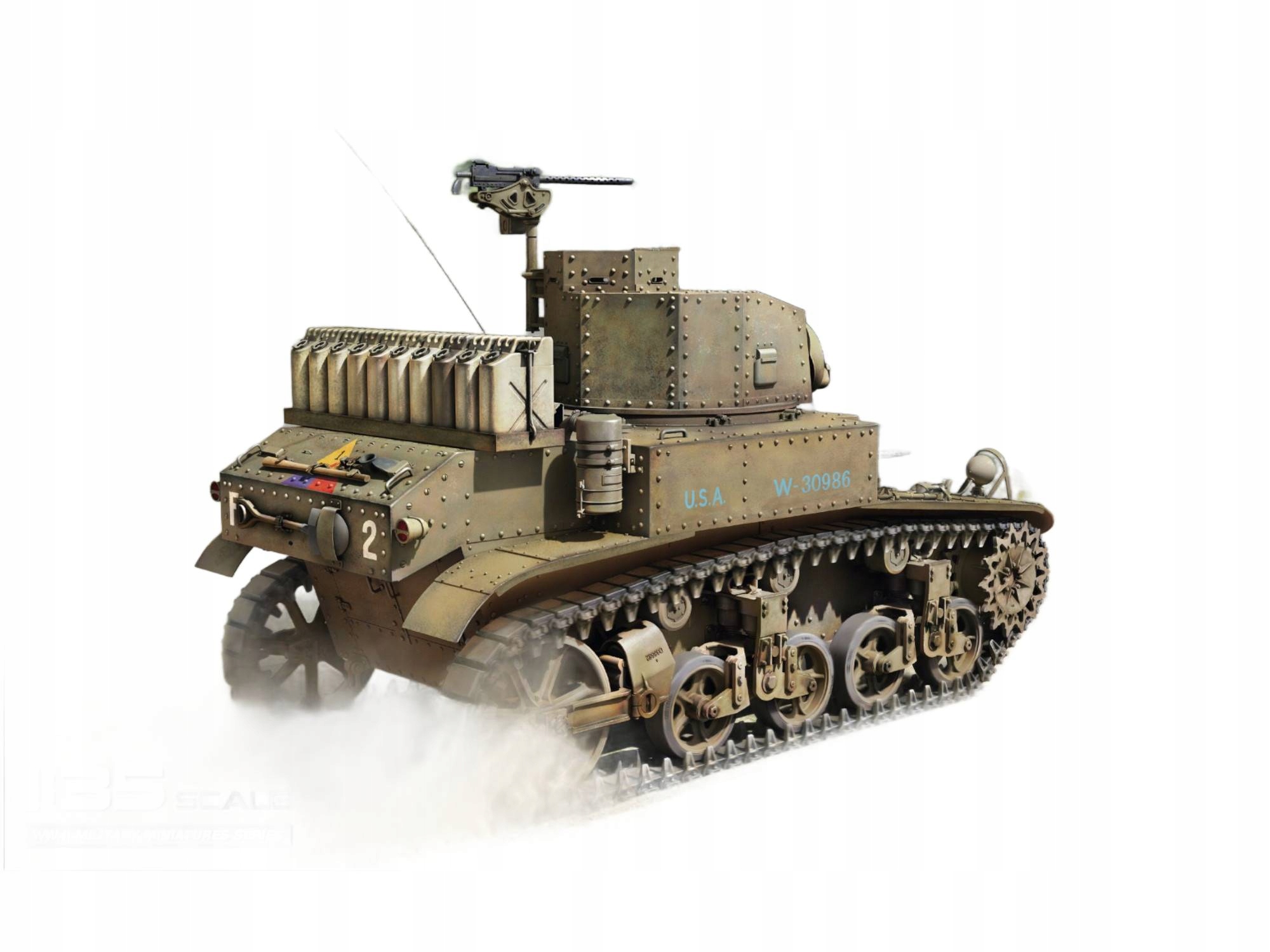 Tank M3 Stuart Initial Production model 35425 MiniArt