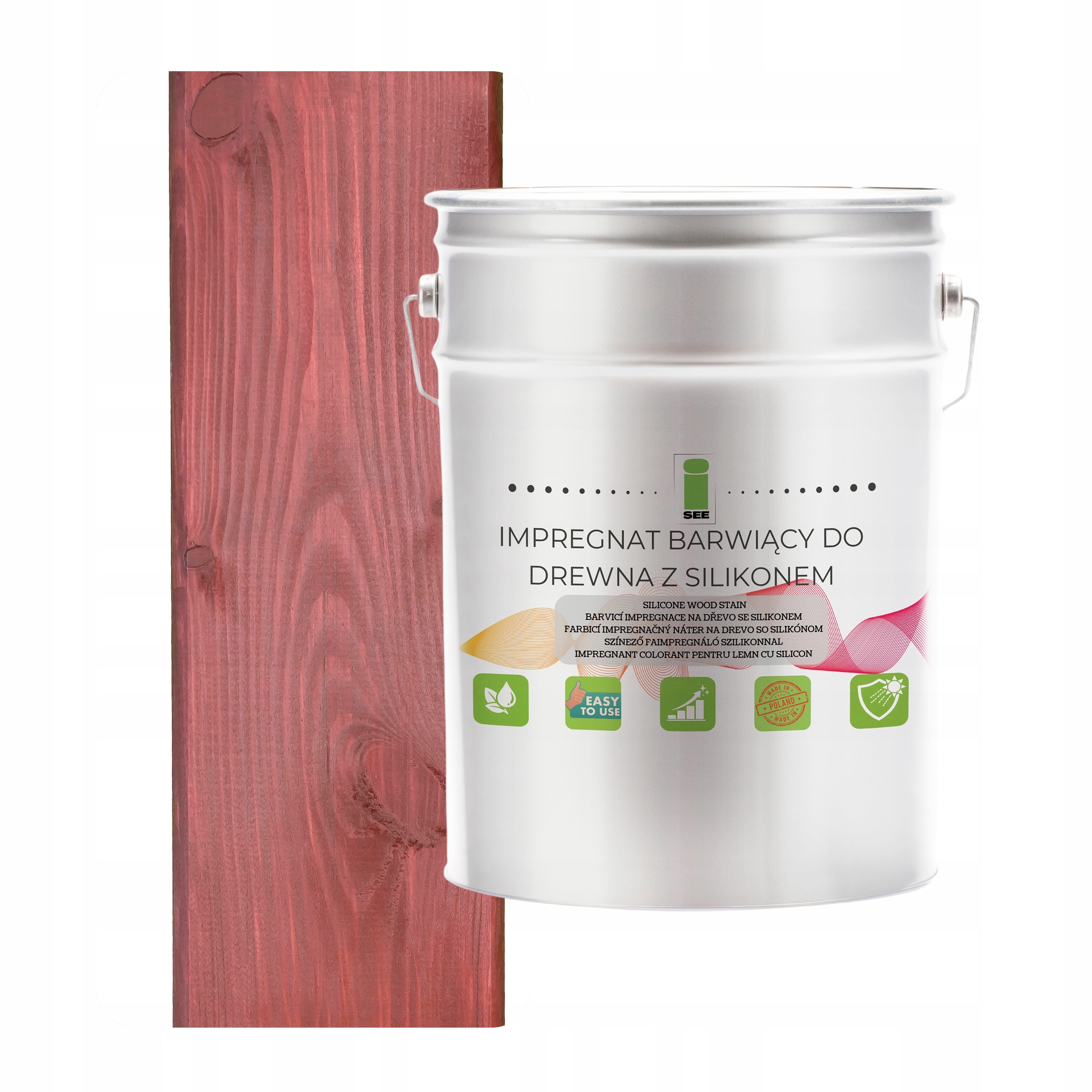 Impregnat Na Dřevo S Voskem Silikonový Třešňový Hydrofobní 2v1 10L D050