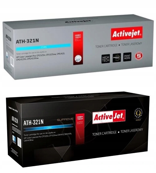 Toner Activejet ATH-321N Hp CE321A 1300 Cyan